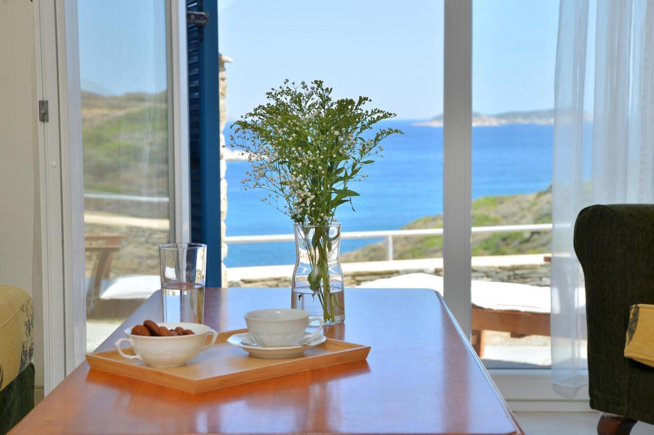 Andros Homes Sea Side Apartment & Studio غافريون المظهر الخارجي الصورة