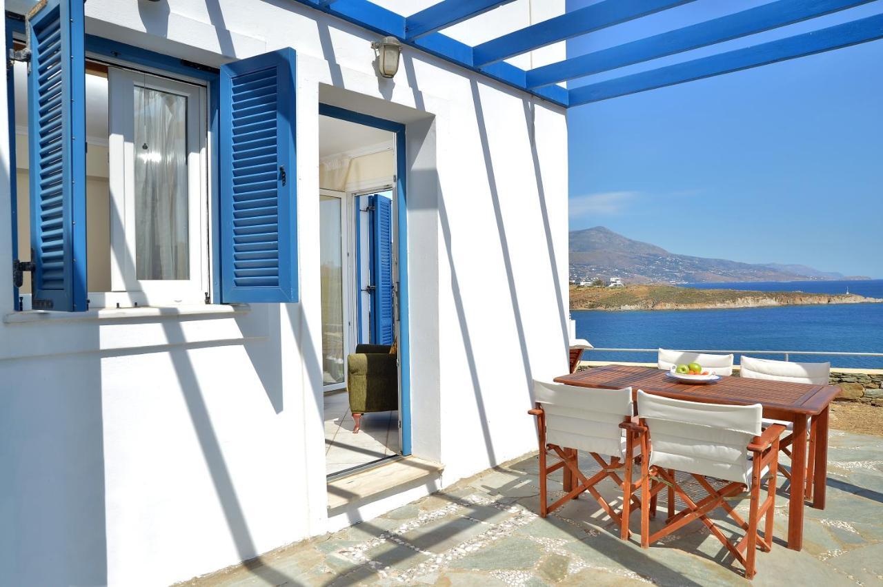 Andros Homes Sea Side Apartment & Studio غافريون المظهر الخارجي الصورة